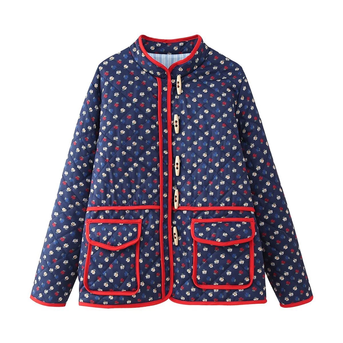 Colorful Floral Patchwork Jacket