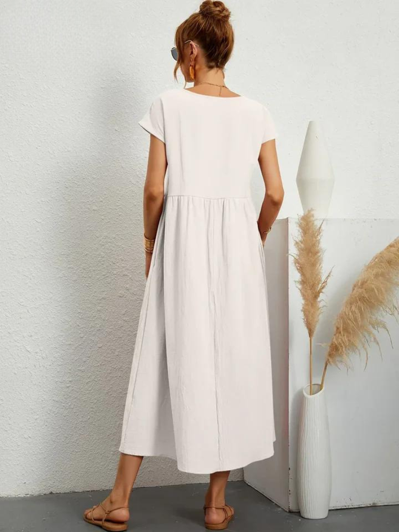 Charlotte Linen Grace Dress – Breathable Cotton