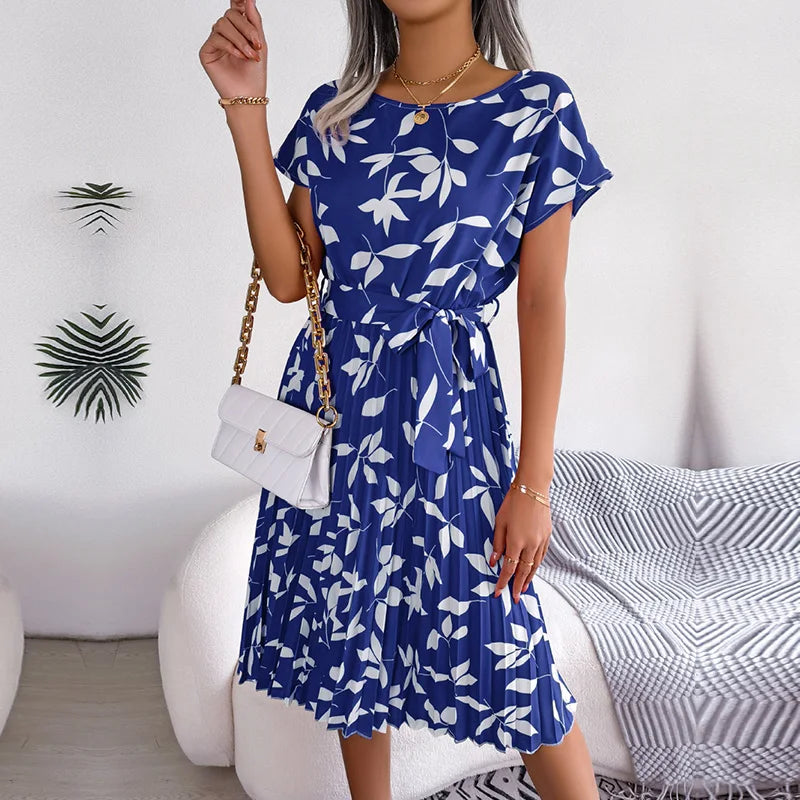 Isabelle Pleated Dress
