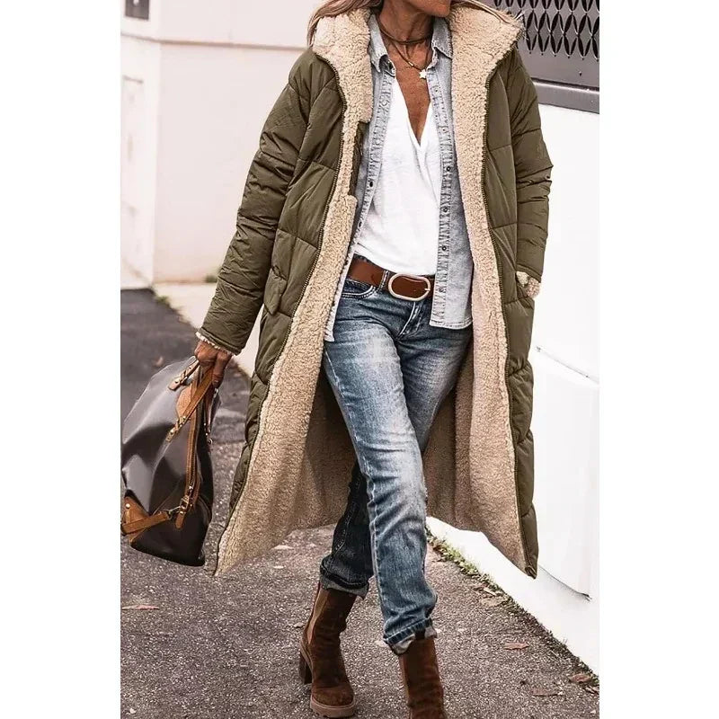 Hallie Oversized Sherpa Coat