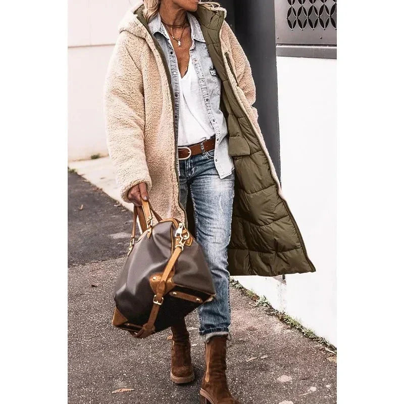 Hallie Oversized Sherpa Coat