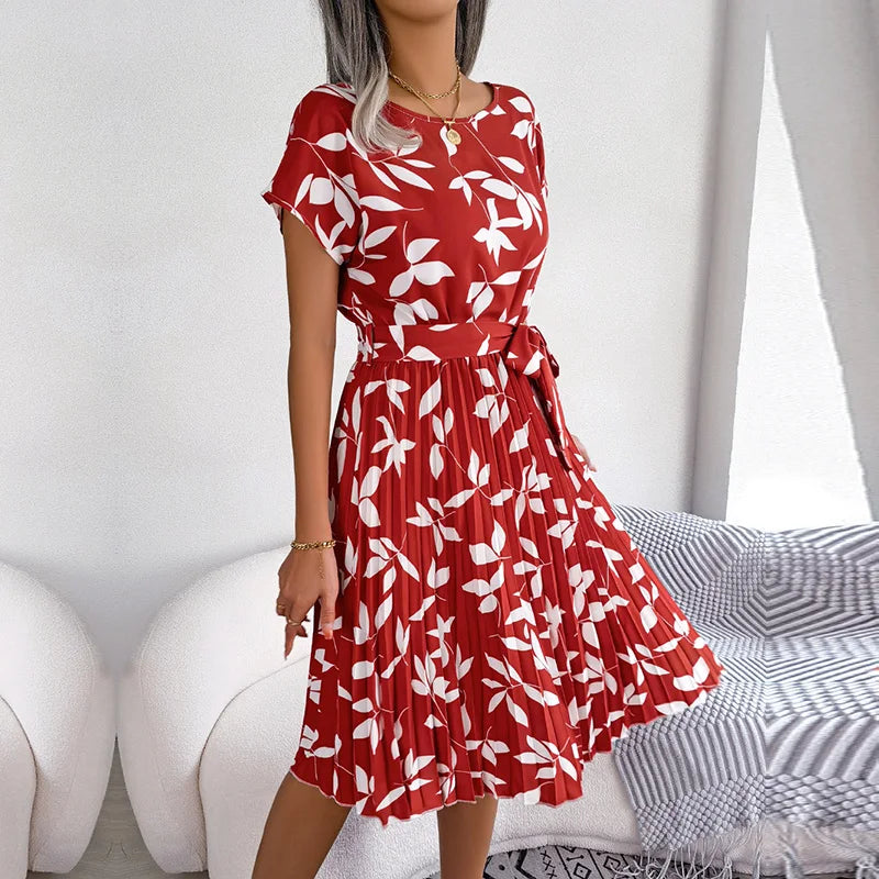 Isabelle Pleated Dress