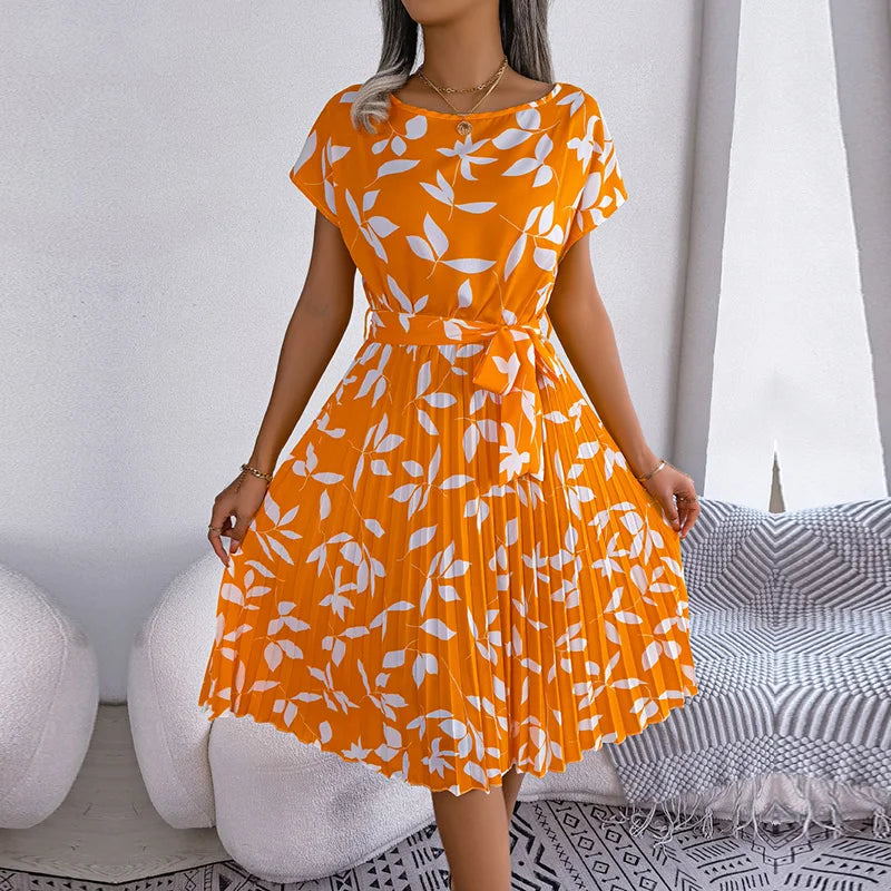 Isabelle Pleated Dress