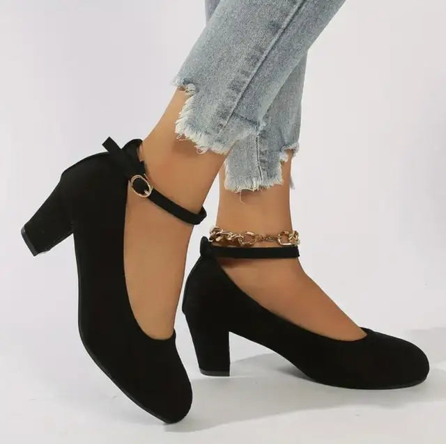 Eliza Stylish Women's Ankle Strap Pumps