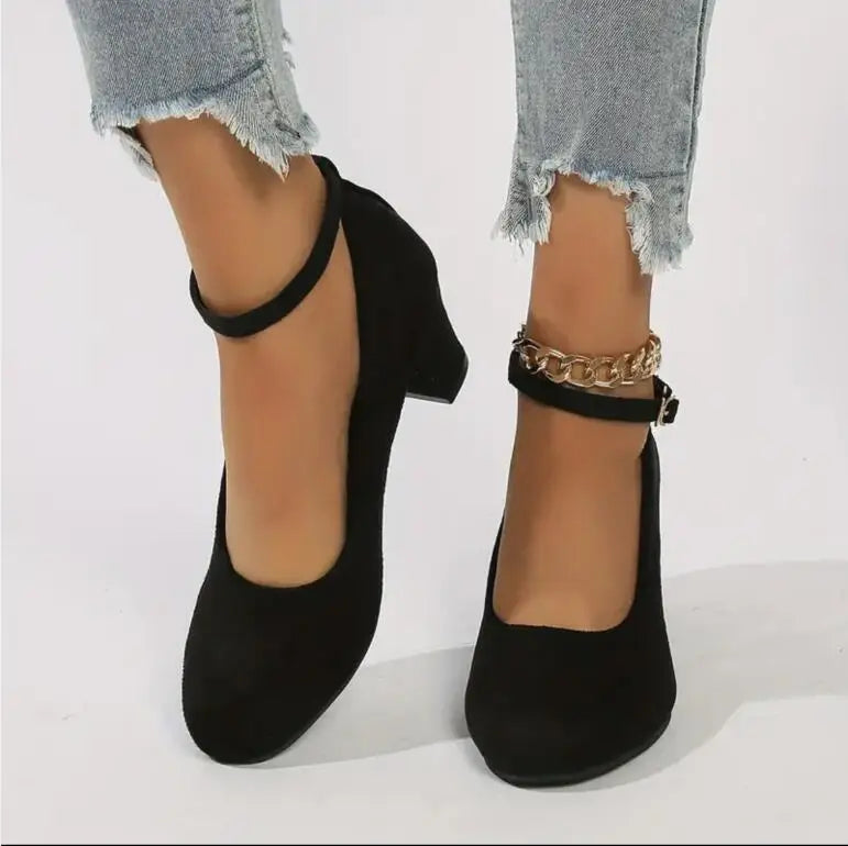 Eliza Stylish Women's Ankle Strap Pumps