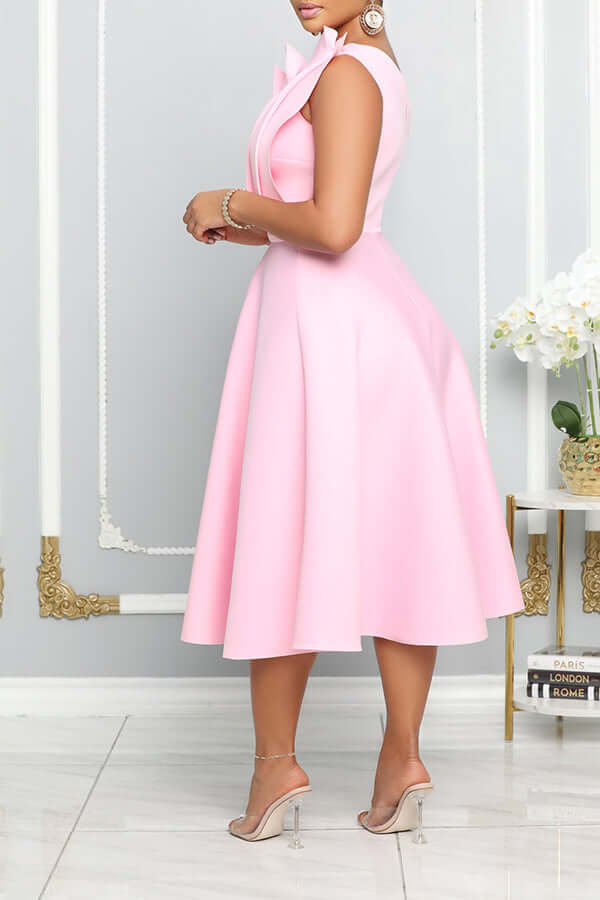 Natalia One-Shoulder Midi Dress