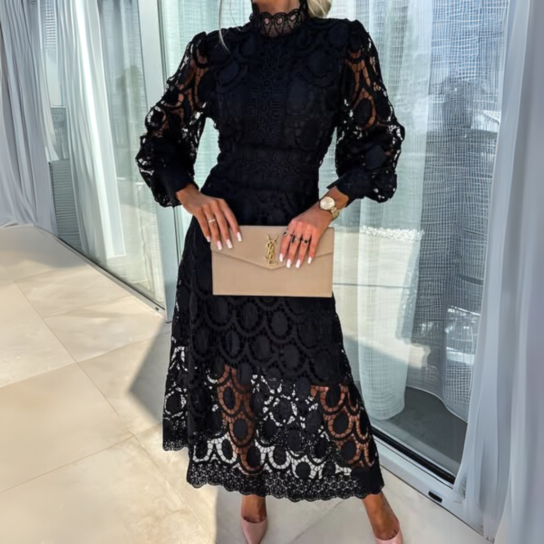 Nina | Elegant Lace Maxi Dress