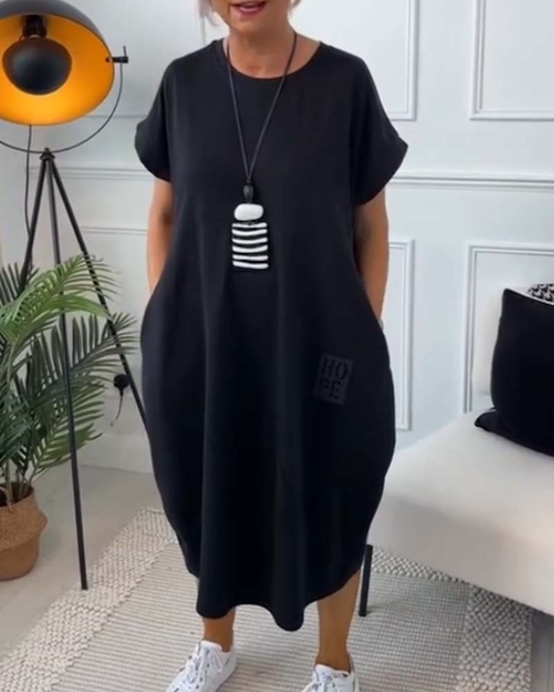 Casual Short Sleeve Kaftan