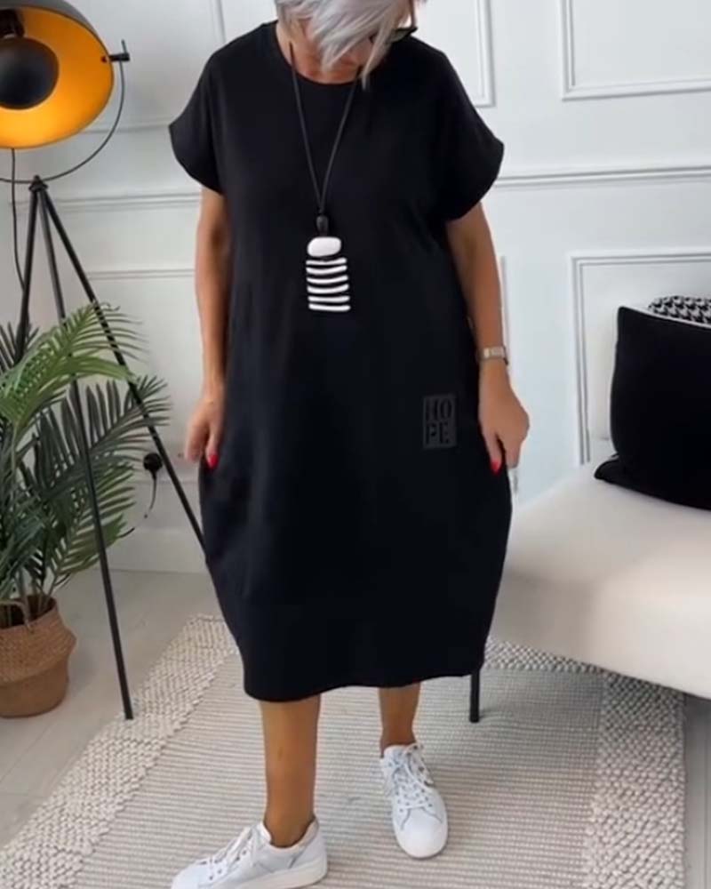 Casual Short Sleeve Kaftan