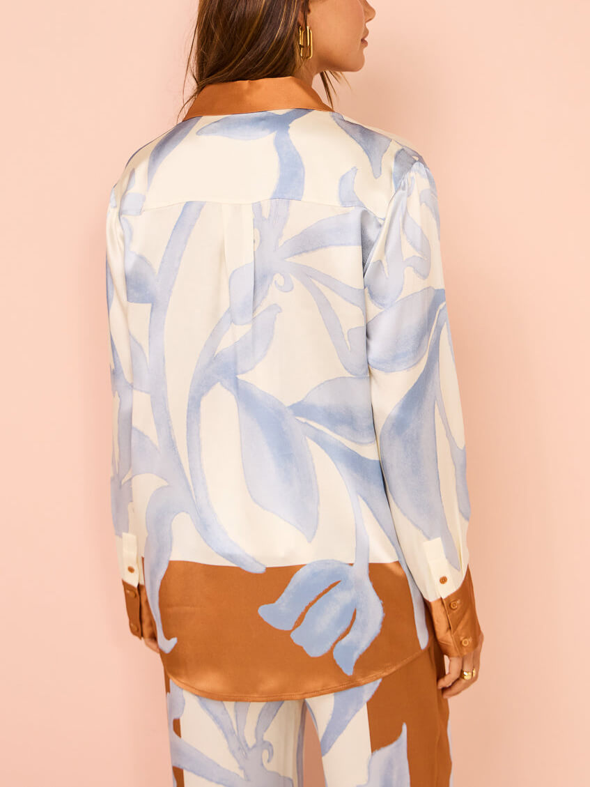 Stunning Floral Tie-Dye Two-Piece Set with Loose Fit