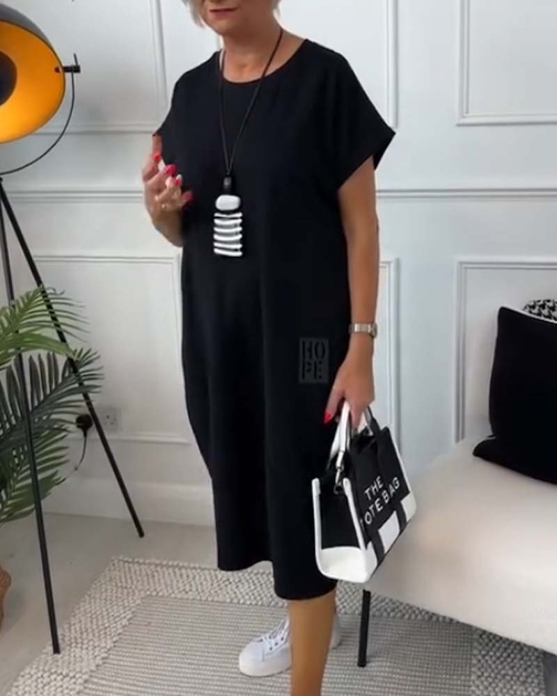 Casual Short Sleeve Kaftan