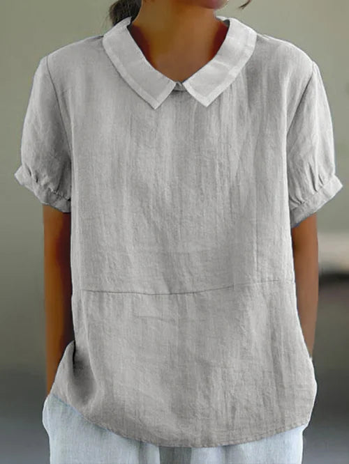 Casual Puff Sleeve Blouse