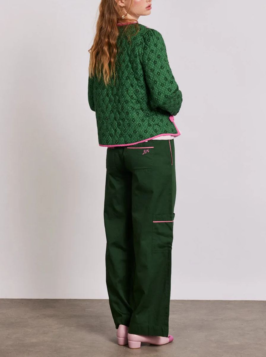 Pink Bow Jacket by Green Life