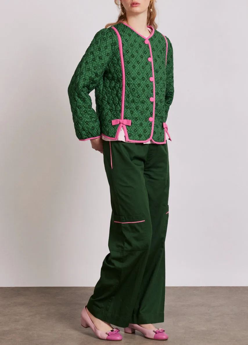 Pink Bow Jacket by Green Life