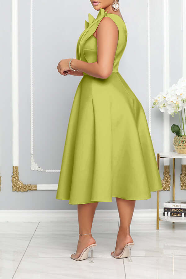 Natalia One-Shoulder Midi Dress
