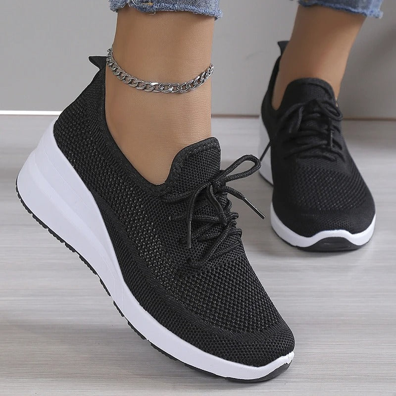 HAZEL - BREATHABLE KNIT ORTHOPAEDIC CASUAL SNEAKERS