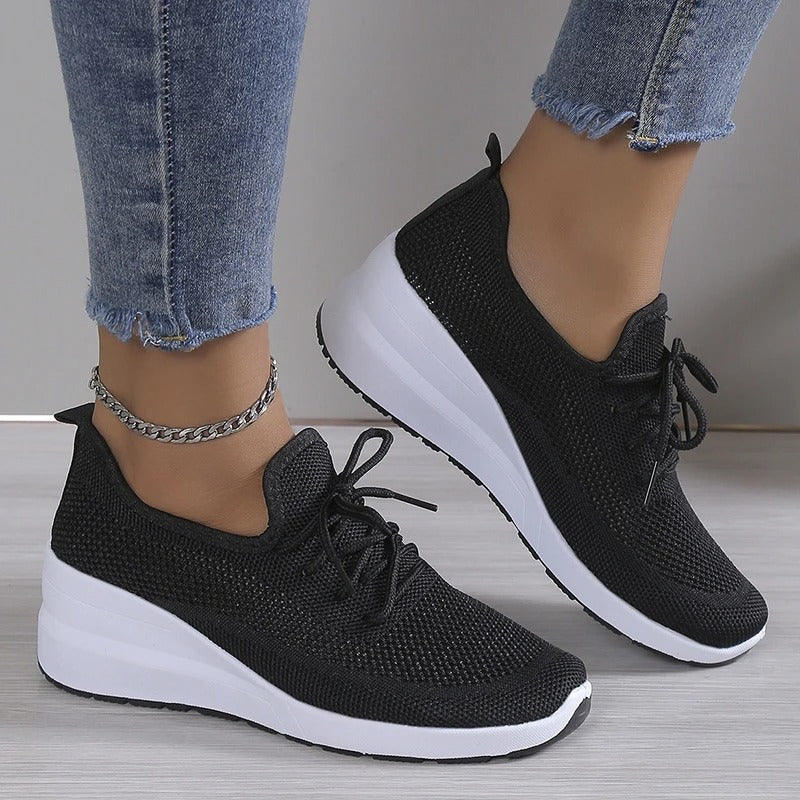 HAZEL - BREATHABLE KNIT ORTHOPAEDIC CASUAL SNEAKERS