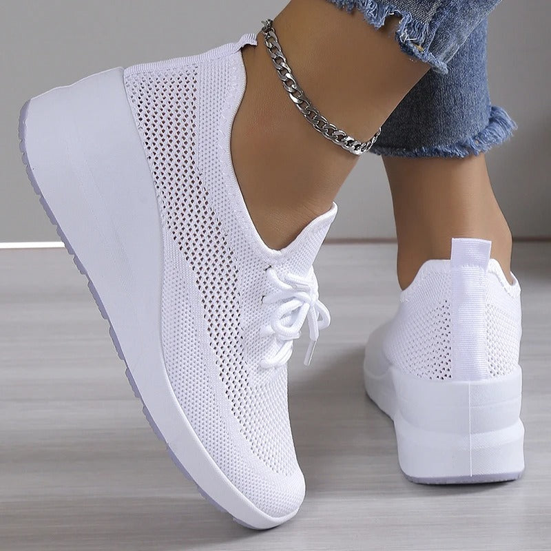 HAZEL - BREATHABLE KNIT ORTHOPAEDIC CASUAL SNEAKERS