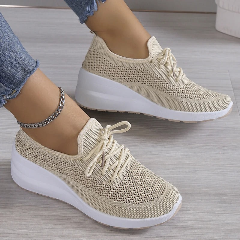 HAZEL - BREATHABLE KNIT ORTHOPAEDIC CASUAL SNEAKERS