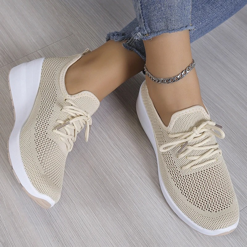 HAZEL - BREATHABLE KNIT ORTHOPAEDIC CASUAL SNEAKERS