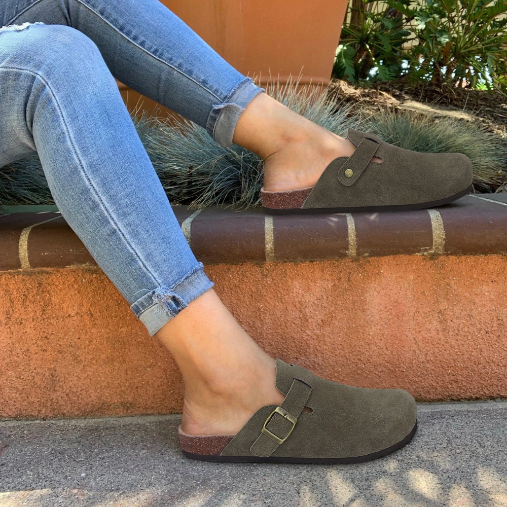 Brooklyn Stylish Slip-On Cork Sandals