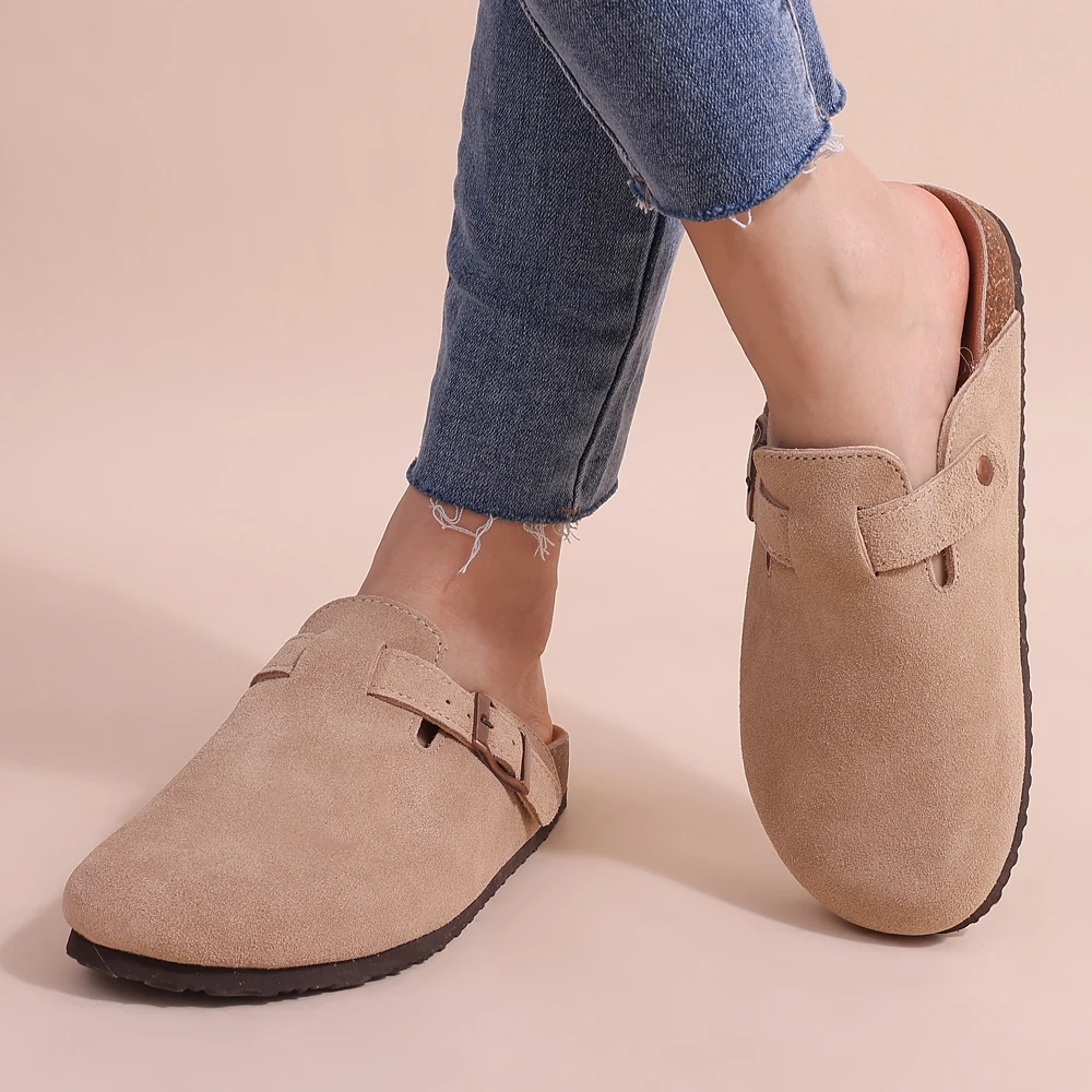 Brooklyn Stylish Slip-On Cork Sandals