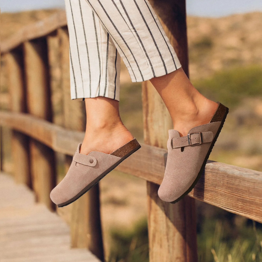 Brooklyn Stylish Slip-On Cork Sandals