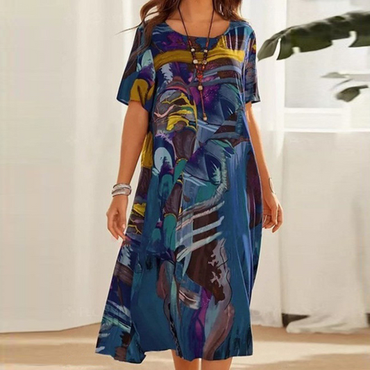 Amelia Printed Dress