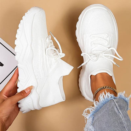 Heidi Stylish White Sneakers