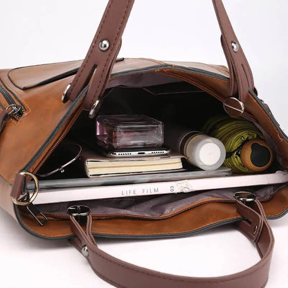 CLARA™ - LEATHER SHOULDER BAG