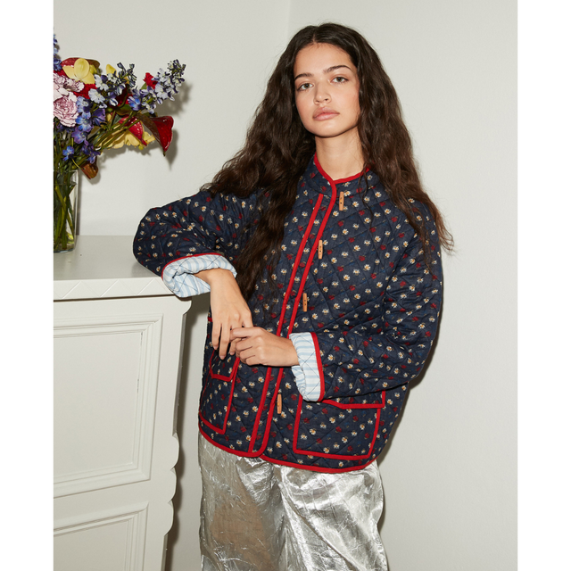 Colorful Floral Patchwork Jacket