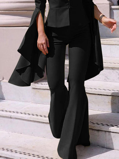 Flared Trouser Two-Piece Suit