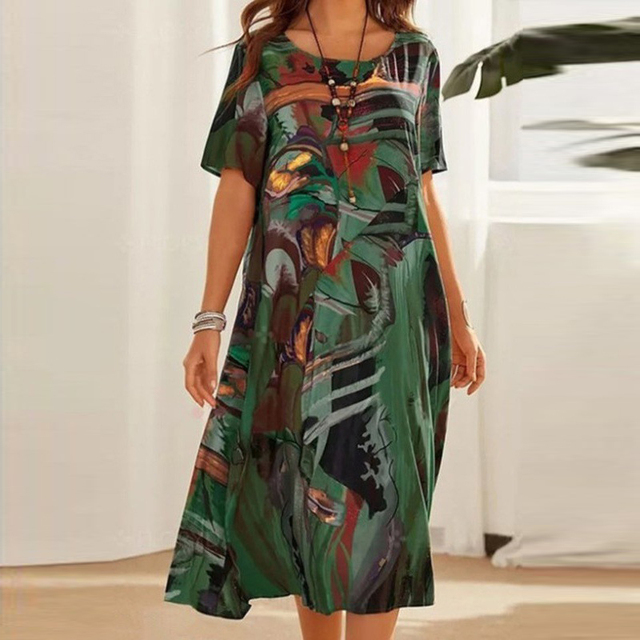 Amelia Printed Dress