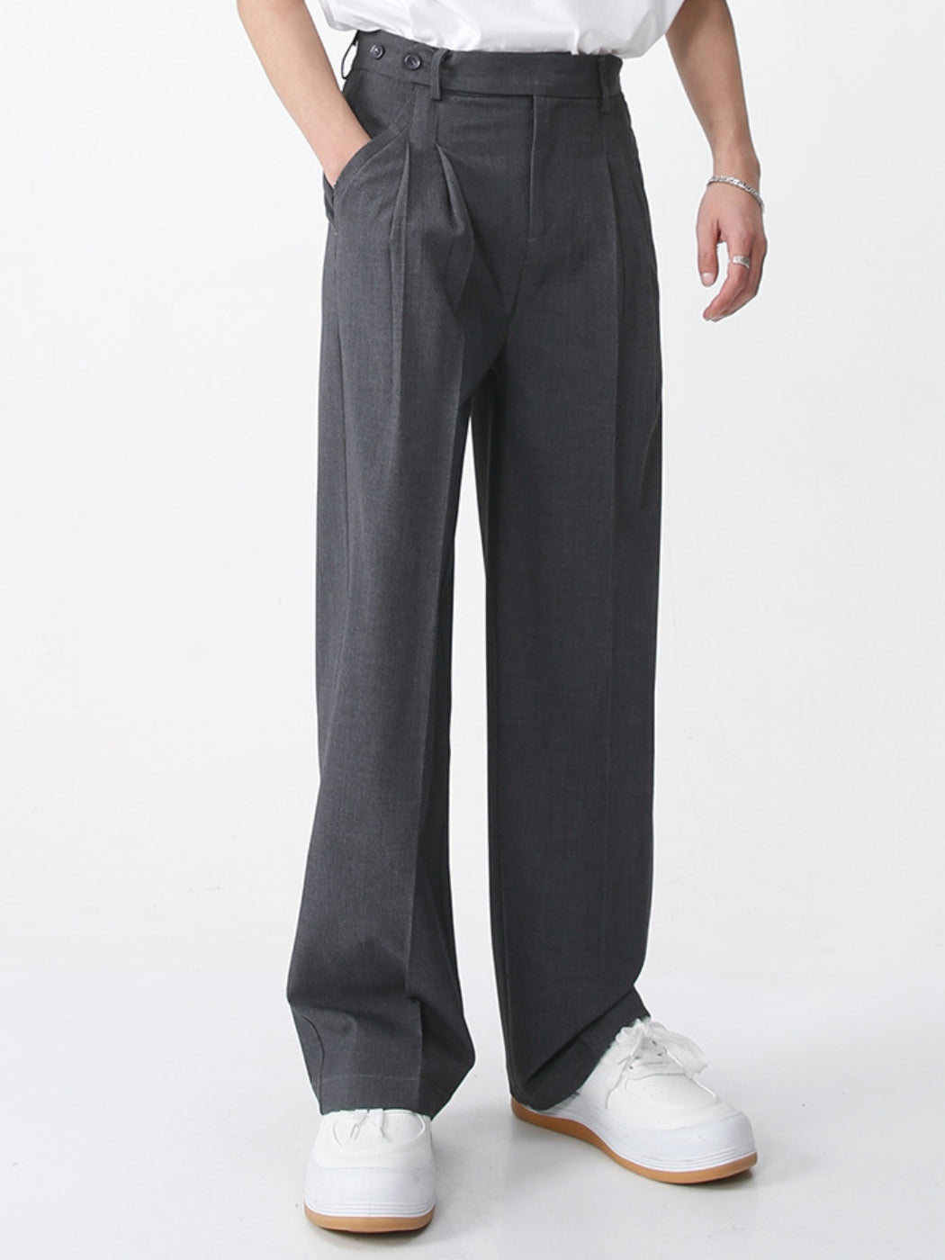 MV Mid-Waist Loose Fashionable Trouser Pants