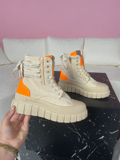 SELF-LOVE Beige/Orange Shoes