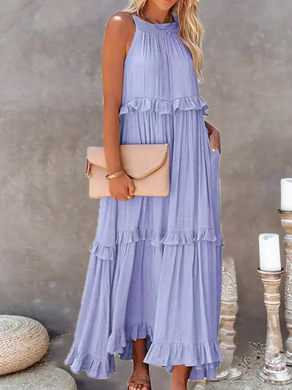 Amelia Halter Maxi Dress