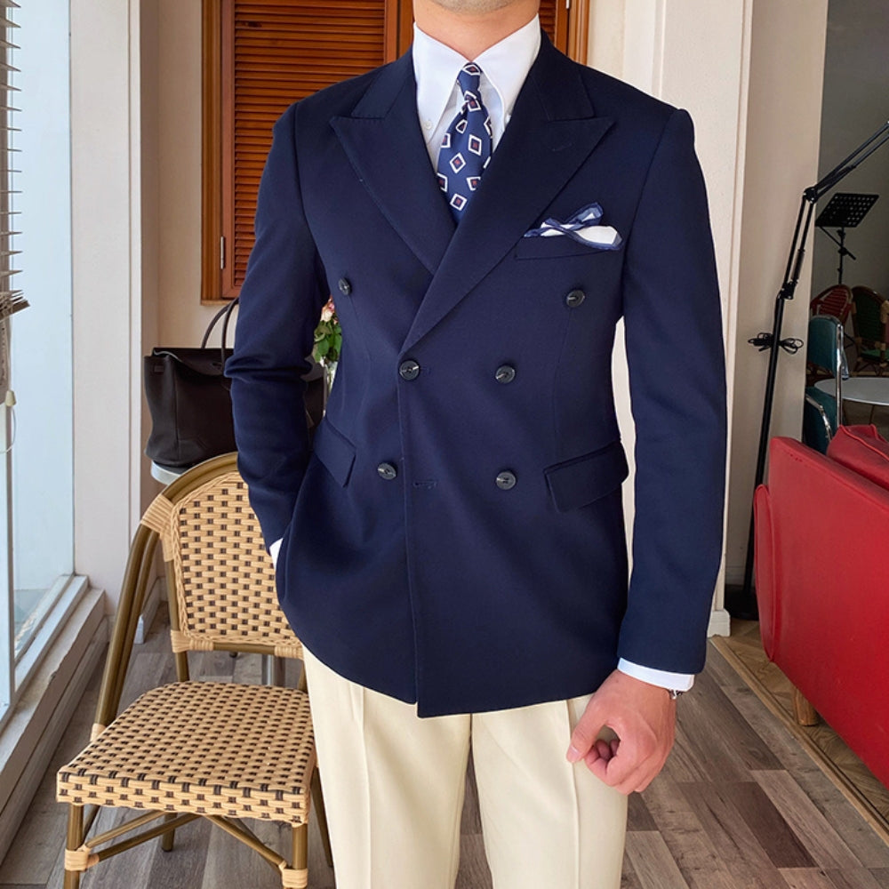 The Beaumont Double Breasted Slim Fit Jacket