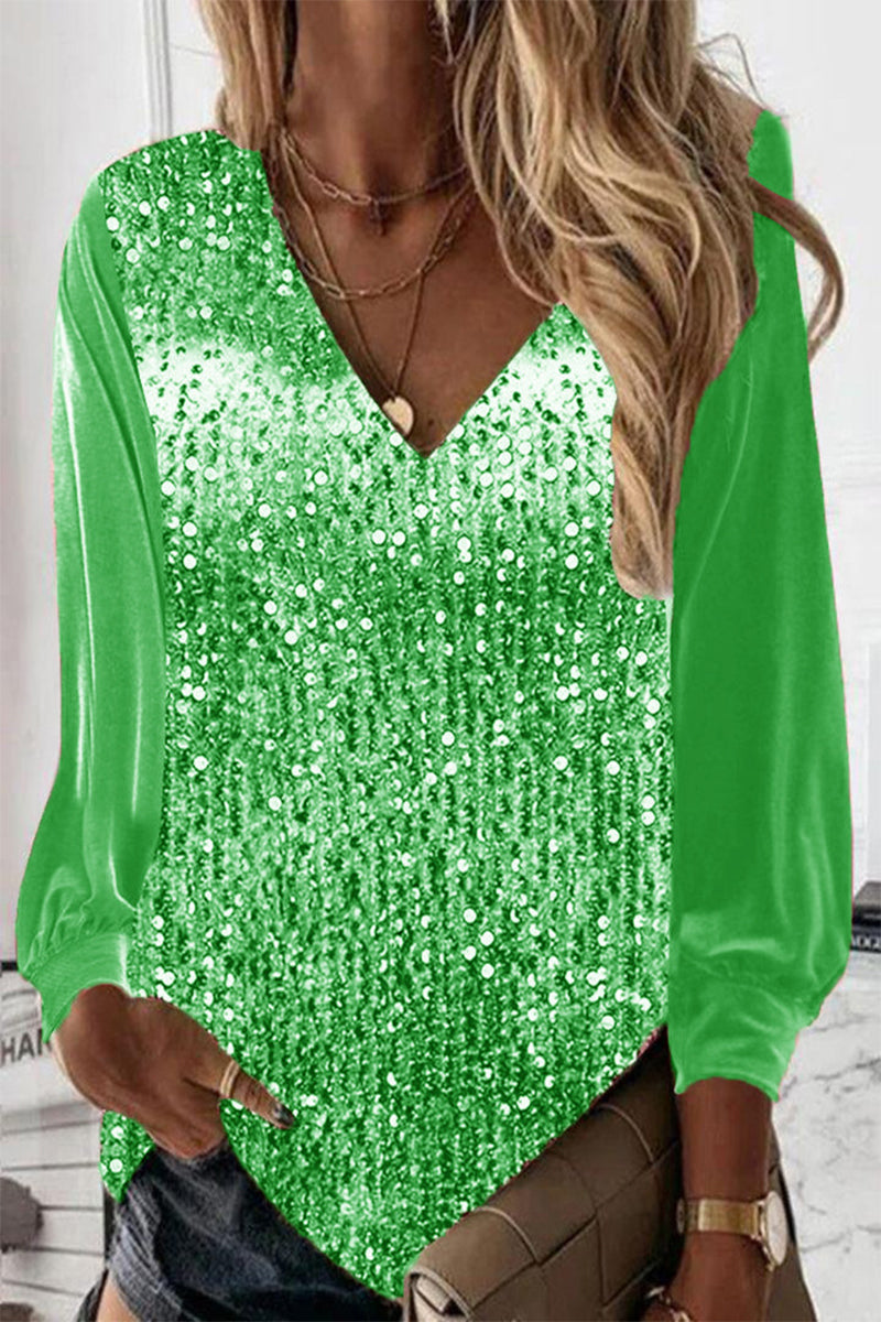 Evelyn Sequin Top