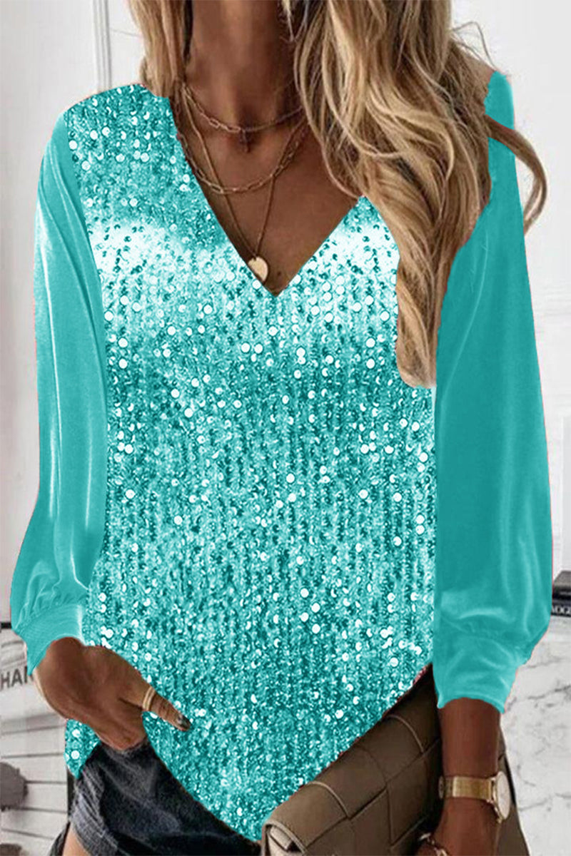 Evelyn Sequin Top