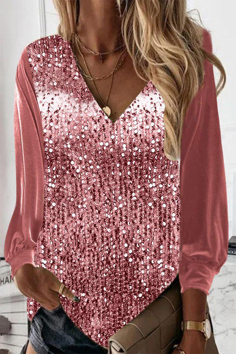 Evelyn Sequin Top