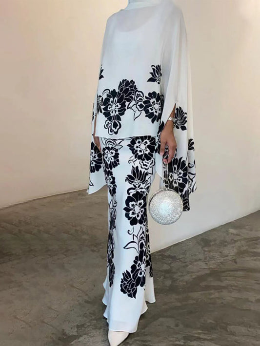Trendy Printed Relaxed Fit Suit