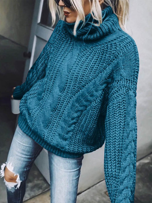 Cozy Knit Turtleneck Sweater