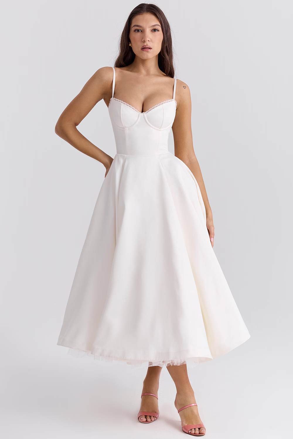 Amelia Bustier Midi Dress