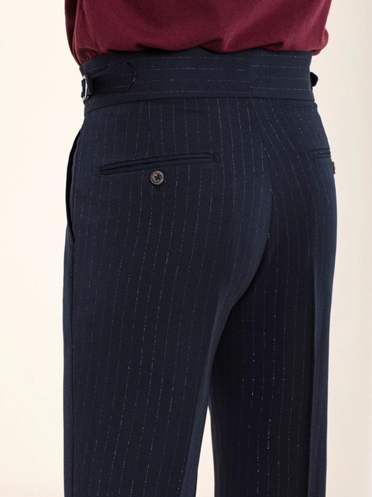 MV Italian Naples High-Waisted Trousers