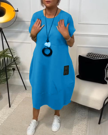 Casual Short Sleeve Kaftan
