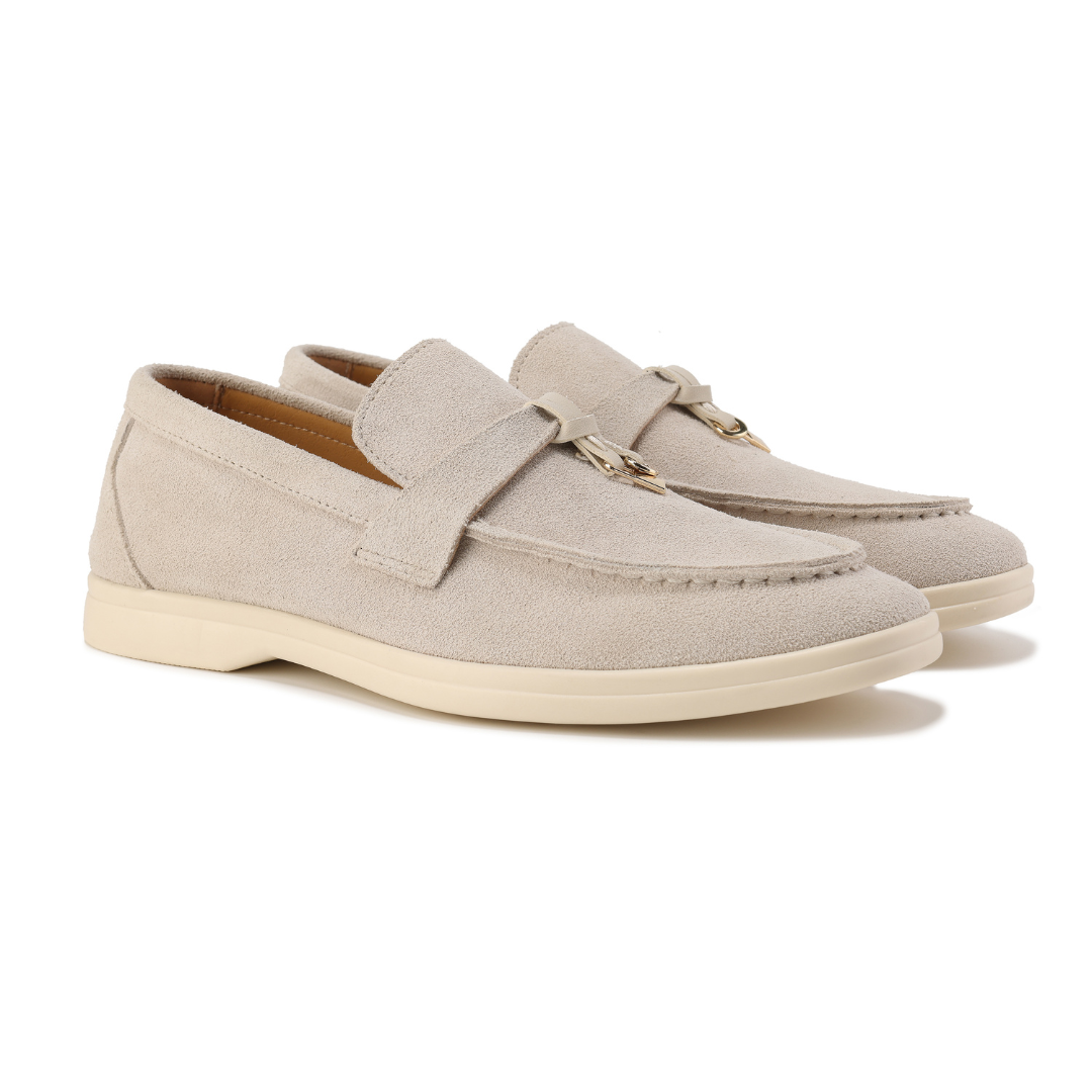 Mizona Old Money Suede Lady Loafers