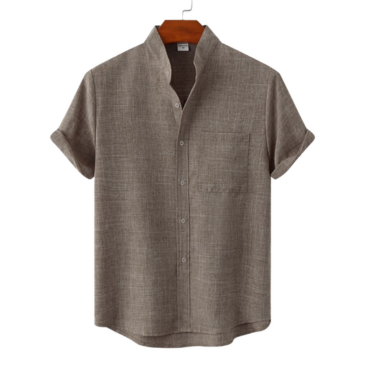 Mizona Solid Button-Up Shirt