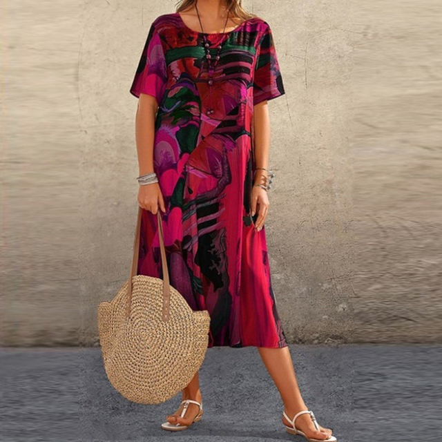 Amelia Printed Dress