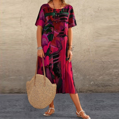 Amelia Printed Dress