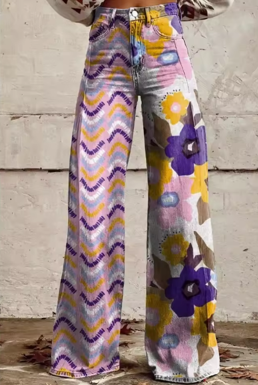 Isadora - Floral Spring Trousers
